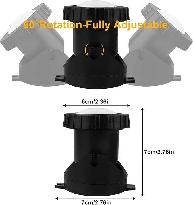 3000K Warm White Pond Lights, LED Underwater Submersible Landscape Spotlights - Image 6