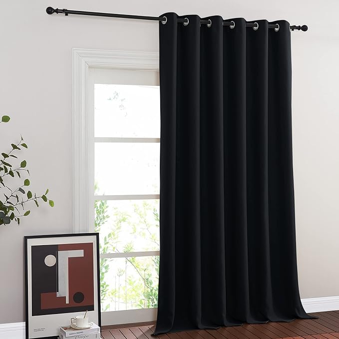 NICETOWN Black Out 144 inch Curtain - Image 2