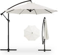 VECELO 10ft Offset Patio Umbrella, Cantilever Umbrella, Hanging Outdoor by VECELO