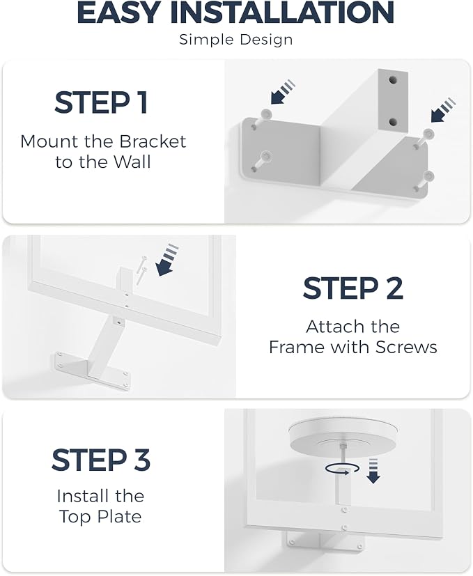 Bamworld White Plant Stand Indoor, Plant Hanger Wall Planters - Image 4