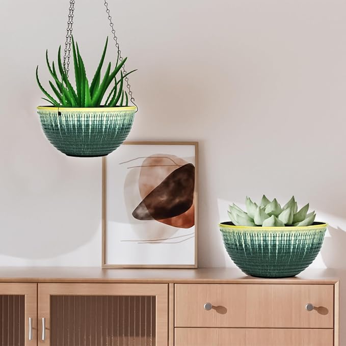 10inch Hanging Planter, 2 Pack Hanging Planters - Image 6