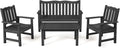 Stoog 4-Piece Patio Furniture Set, All-Weather Outdoor Dining Set, Include 1 by Stoog