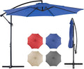 OLIXIS Offset Patio Umbrella, 9.7FT Cantilever Table Umbrellas by OLIXIS