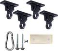 Heavy Duty Black Swing Hangers Screws Bolts Included Over 5000 lb Capacity by ABUSA