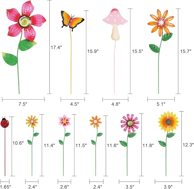 hogardeck Garden Decor for Outside, Yard Art Garden Decorations for Outdoor - Image 3