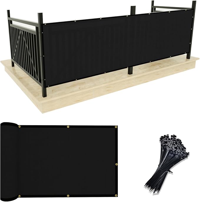 UPGRADE Privacy Screen 3' x 16' Fence Commercial Shade Cover by UPGRADE