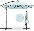 Best Choice Products 10ft Solar LED Offset Cantilever Hanging Market Patio by BestChoiceProducts