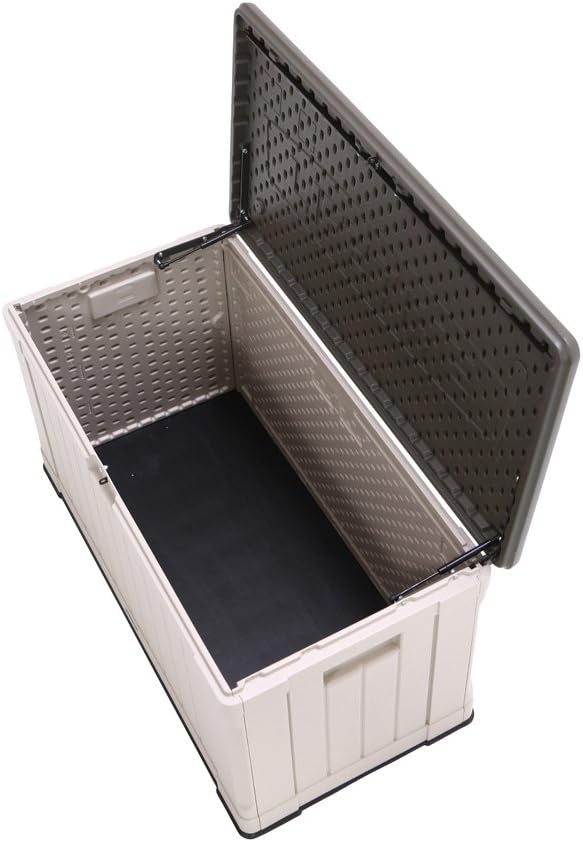 LIFETIME 60186 Heavy-Duty Outdoor Storage Deck Box, 116 Gallon, Desert - Image 5