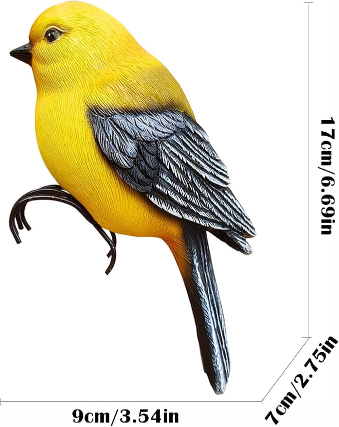 Garden Bird Statue Flower Pot Hugger Outdoor Decor - Image 6