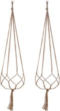 EBOOT 2 Pack 48 Inch Large Macrame Plant Hanger Rope to Hang Flower Pot Plant by eBoot