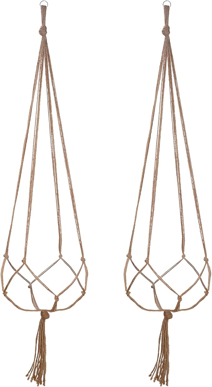 EBOOT 2 Pack 48 Inch Large Macrame Plant Hanger Rope to Hang Flower Pot Plant by eBoot