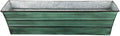 Achla Designs Galvanized Window Flower Box Planter-Green-Small by ACHLADesignsHomeGarden