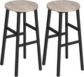 Bar Stools, 28 Inch Kitchen Breakfast Bar Stools, Industrial Stools, Easy by MAHANCRIS