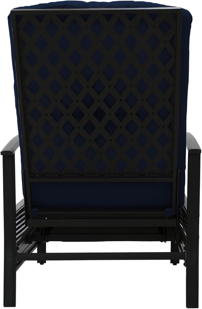 Kozyard Adjustable Outdoor Reclining Lounge Chair, Cushioned Patio Chaise Lounge - Image 8