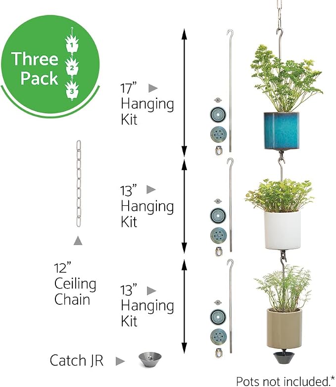 — Three Pack, Pot Hanger Kits + Accessories - Image 3