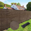 UPGRADE Privacy Fence Screen 4'x13' Brown Outdoor 90% Visibility Blockage 170 by UPGRADE