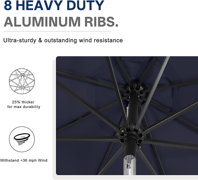 ABCCANOPY Durable Solar Led Patio Umbrellas - Image 7