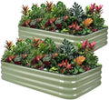 1MORE Raised Garden Bed -5X3X1 Galvanized Planter Box by 1MORE