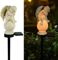 Solar Garden Angel Lights, Waterproof Outdoor Garden Angels Statue Decorations by LAIAMER