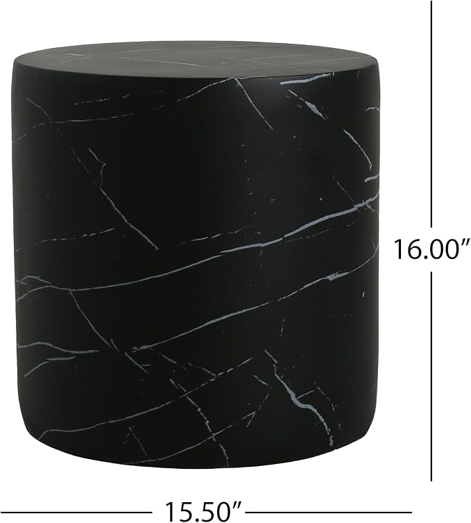 Christopher Knight Home Outdoor Round Side Table, Patio Garden Stool End Coffee - Image 2