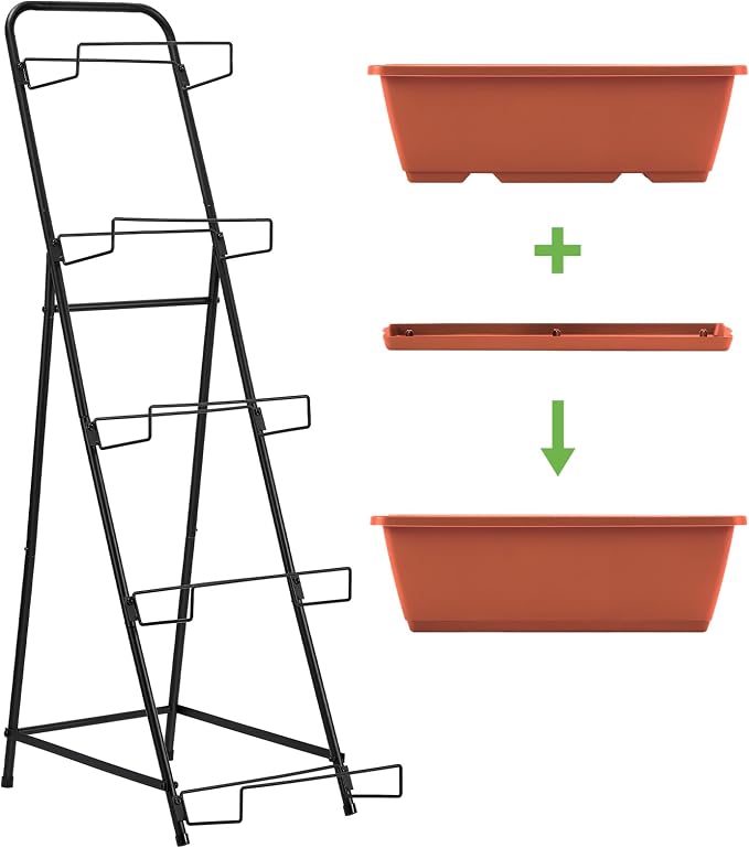 5 Tier Vertical Raised Garden Bed Planter Box, Vertical Raised Bed - Image 6