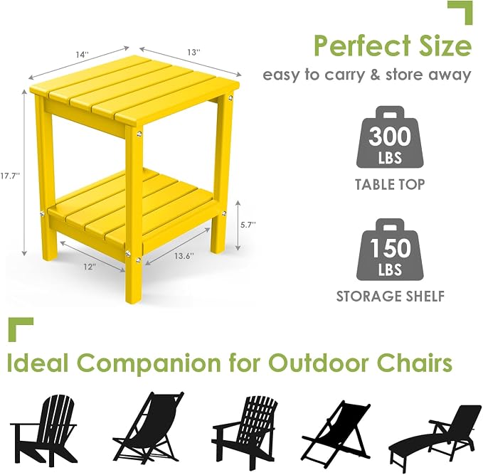 GREENVINES Outdoor Rocking Chair Set | 3-Piece | 2 Rocking Chairs - Image 5
