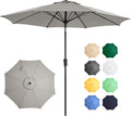 Ayge 9FT Large Outdoor Patio Umbrella Market Table Umbrella-UV Resistant by AYGE