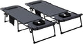 Outsunny 2 Piece Folding Chaise Lounge by Outsunny