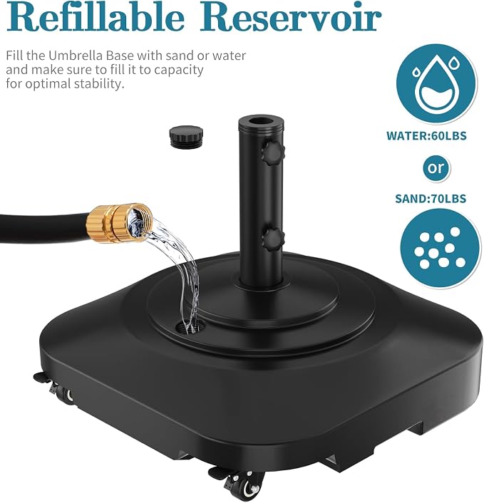 Umbrella Base, Heavy Duty Umbrella Stand - Image 3