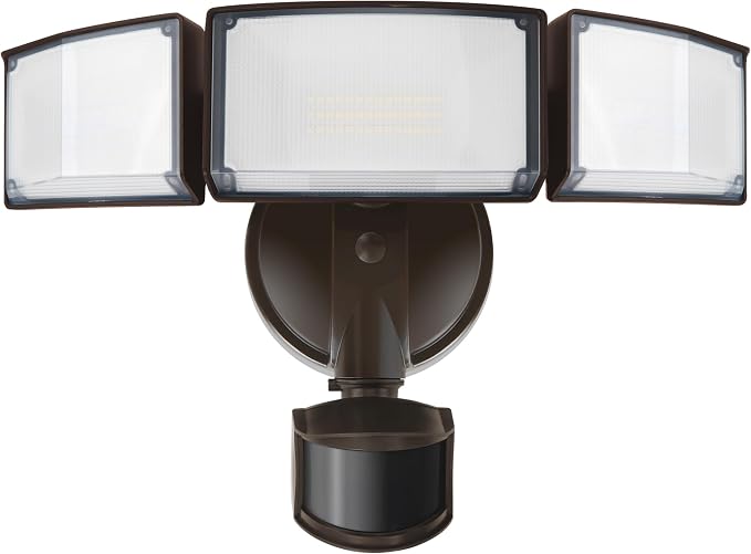 LUTEC 72W 7500LM LED Security Lights Motion Sensor Light Outdoor, 5000K Daylight by LUTEC
