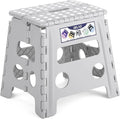 Delxo Folding Step Stool, 13 inch Non-Slip Foldable Stools by Delxo
