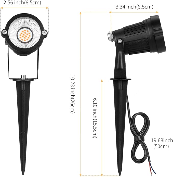Low Voltage Landscape Lights Outdoor: 7W 700LM LED Landscape Lighting - Image 5
