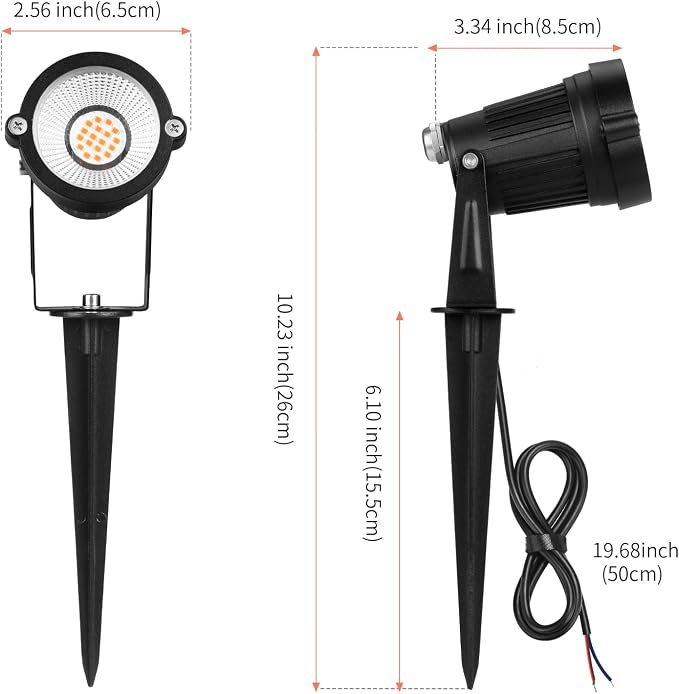 Low Voltage Landscape Lights Outdoor: 7W 700LM LED Landscape Lighting - Image 5