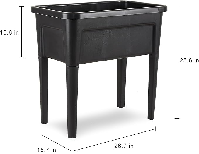 4 Pcs Plastic Raised Garden Beds - Image 3