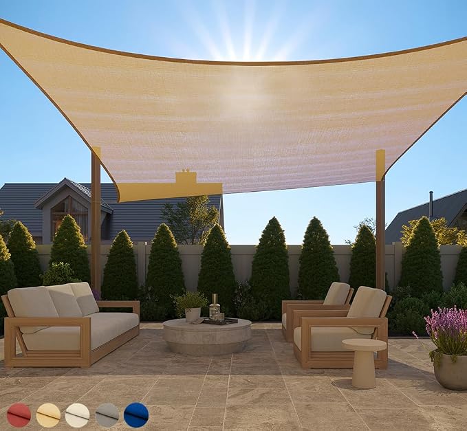 GORILLA GRIP Heavy Duty Sun Shade, UV Protection Fade Tear and Rust Resistant by GorillaGrip