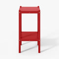 WestinTrends Malibu 36" Outdoor Adirondack HDPE 2-Tier Patio Side Table by WestinTrends