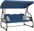 3-Seat Patio Porch Swing 800LBS Outdoor Swing by zzw