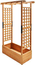 Raised Garden Bed Wooden Patio Planter by Anraja