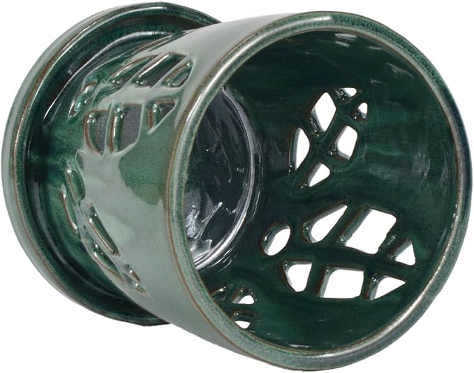 W&W Orchid Pot with Holes and Saucer - Image 4
