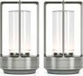 Portable Metal Table Lamp for Indoor/Outdoor, Rechargeable Cordless LED Lamp by HAPYGILightings