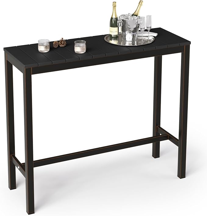 Outdoor Bar Table, Weather Resistant, Hot Tub, Indoor or Outdoor Use by COZYMAN