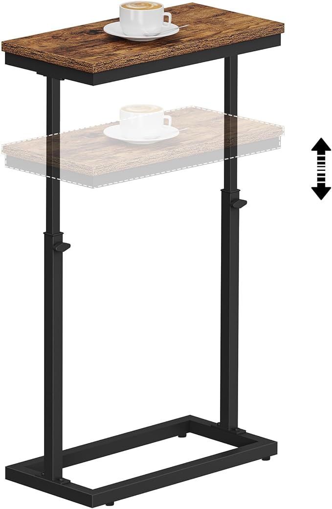 TUTOTAK End Table, Side Table, Tall Couch Table, Sofa Table, Living Room - Image 6