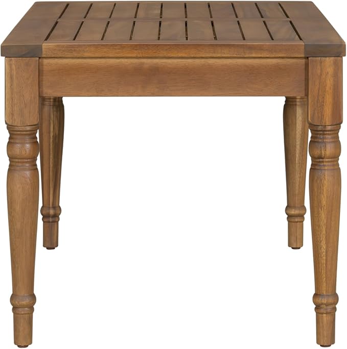 Christopher Knight Home Lama Rectangular Outdoor Coffee Table, Slat Panel Side - Image 11
