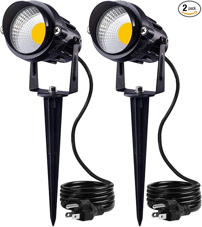 SUNVIE Outdoor Landscape LED Lighting 12W Waterproof Garden Lights COB Led by SUNVIE