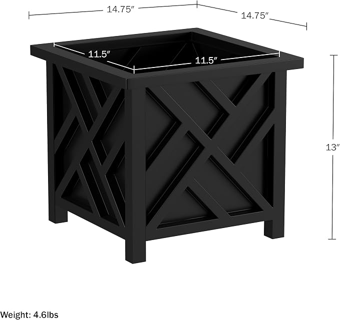 Lattice Design Outdoor Planter Box - Image 6