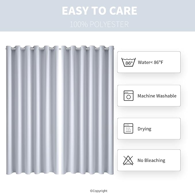 Outdoor Indoor Curtains W84 x L108 - Image 7