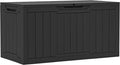 YITAHOME 100 Gallon Resin Deck Box, Weather Resistant Outdoor Storage Box by YITAHOME