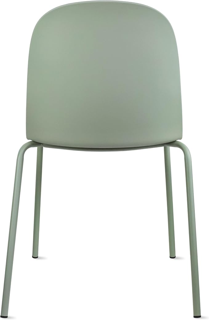 2xhome Modern Stackable Armless Dining Chair | Plastic Shell Seat - Image 7