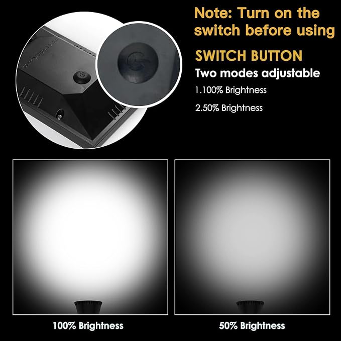 MEIHONG Solar Spot Light Outdoor, Waterproof LED Landscape Lights Dusk to Dawn - Image 6