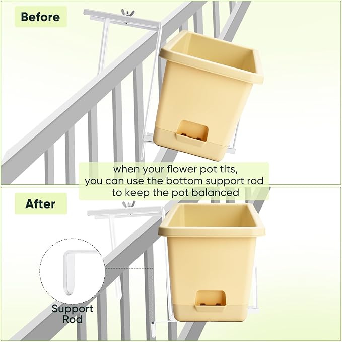 Planter Box Brackets, Adjustable Flower Box Brackets - Image 4